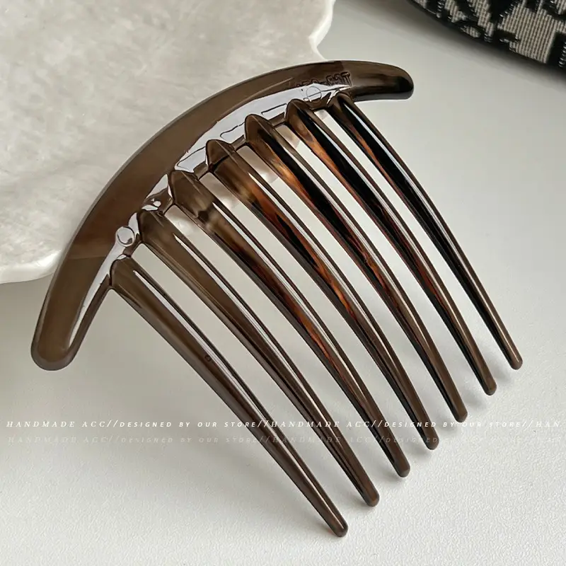 Leopard Print Hair Combs for Girls All Match - Image 5