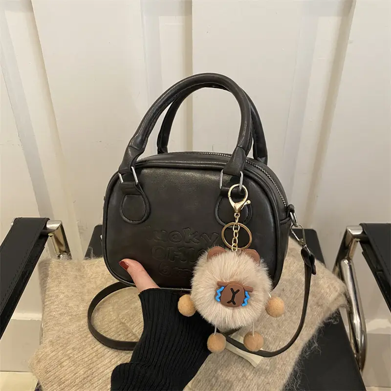Black Vintage Maillard Style Shoulder Crossbody Bag Women 2024 - Image 8