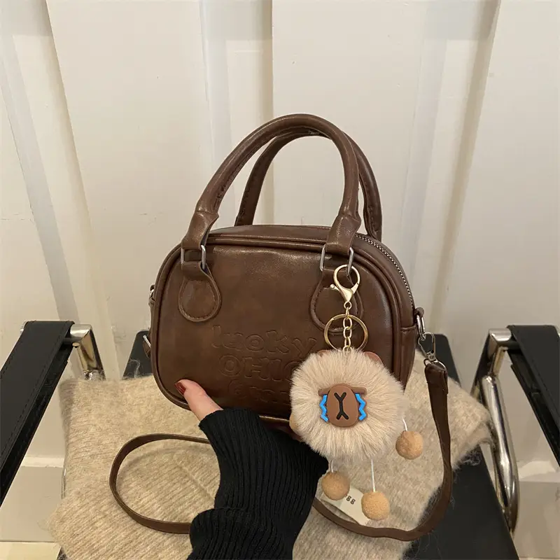 Black Vintage Maillard Style Shoulder Crossbody Bag Women 2024 - Image 9