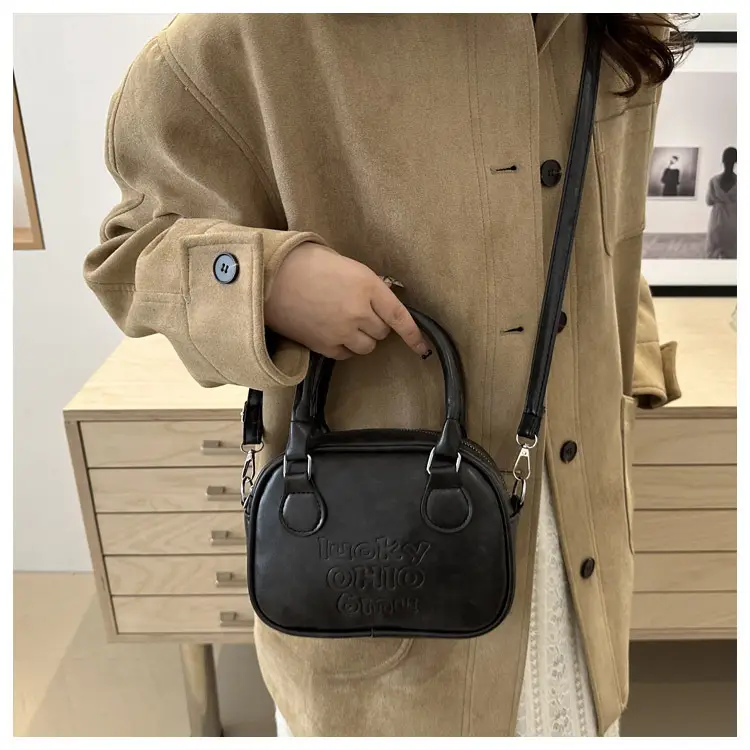 Black Vintage Maillard Style Shoulder Crossbody Bag Women 2024 — feature 18