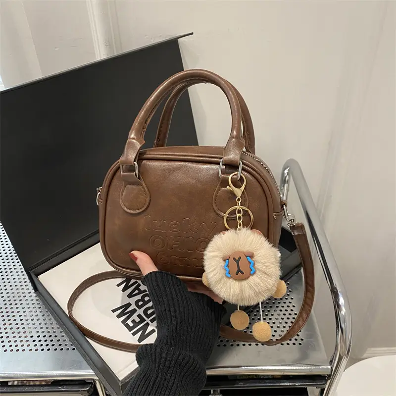 Black Vintage Maillard Style Shoulder Crossbody Bag Women 2024 - Image 5