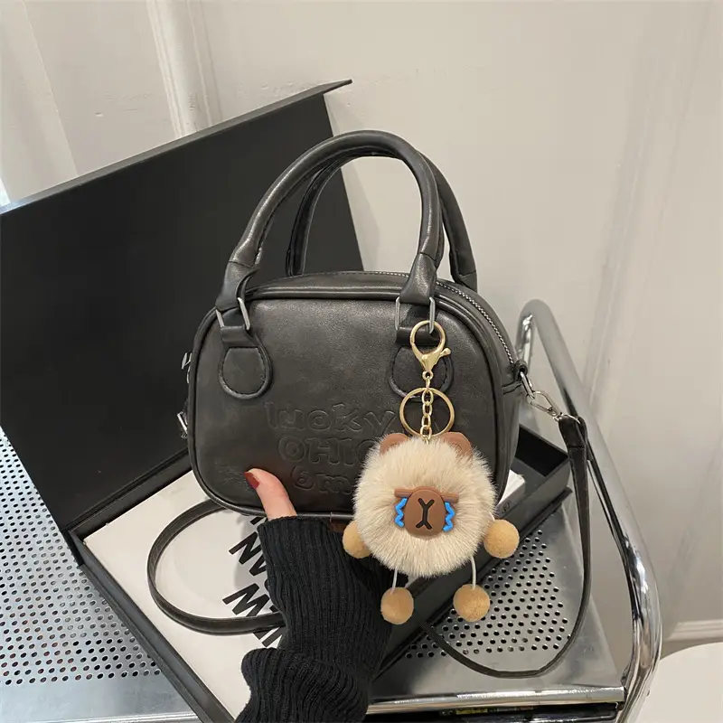 Black Vintage Maillard Style Shoulder Crossbody Bag Women 2024 - Image 6