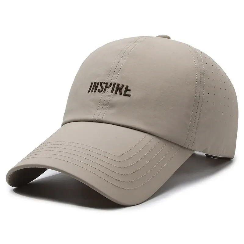 Men's Light Grey "INSPIRE" Baseball Cap - Image 5