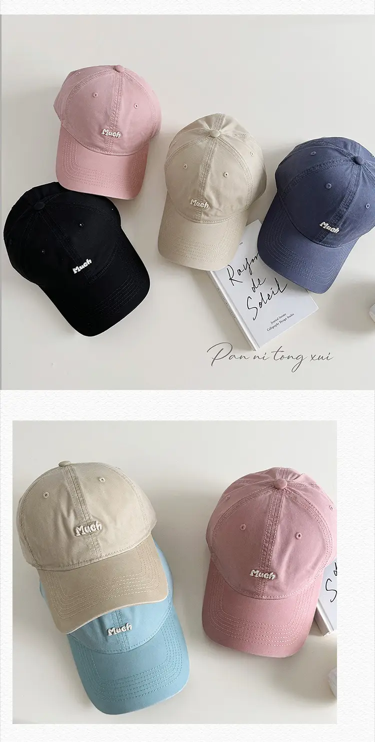 Spring New Three-Demure Embroidered Baseball Caps for Men Women — feature 25
