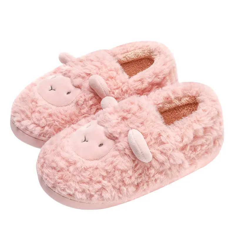 Cotton Slippers for Winter Indoor Home Use, Couple's Plush Slippers for Outdoor Wear, Autumn and Winter Height-Increasing Couple's Style, Non-Slip - Image 10