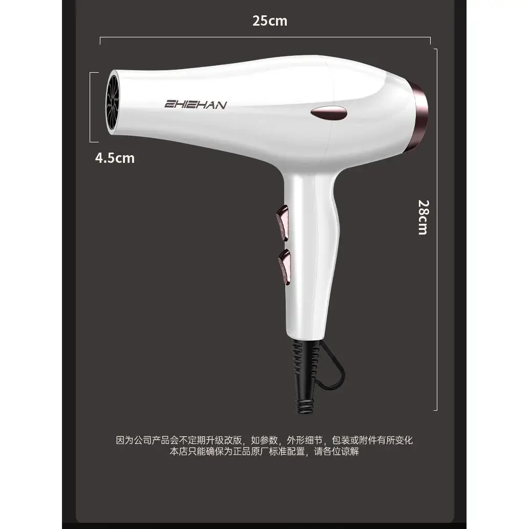 German Hair Dryer 3000W Blue Light Negative Ion