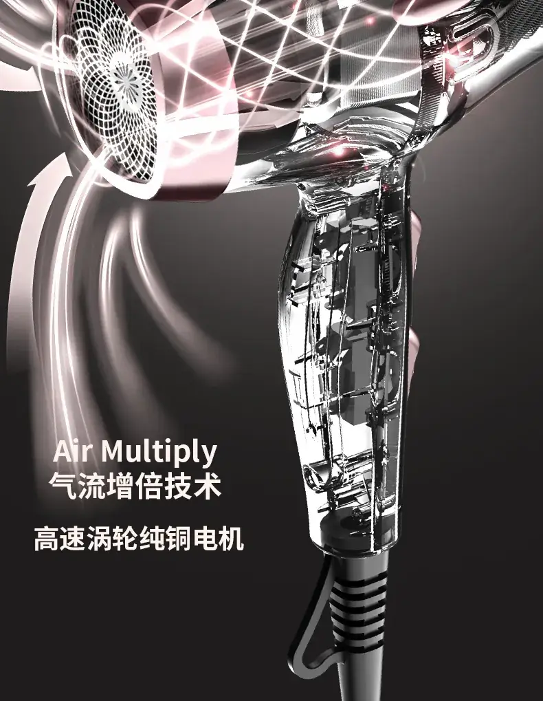 German Hair Dryer 3000W Blue Light Negative Ion — feature 11