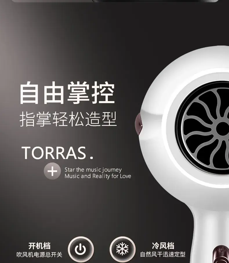 German Hair Dryer 3000W Blue Light Negative Ion — feature 25
