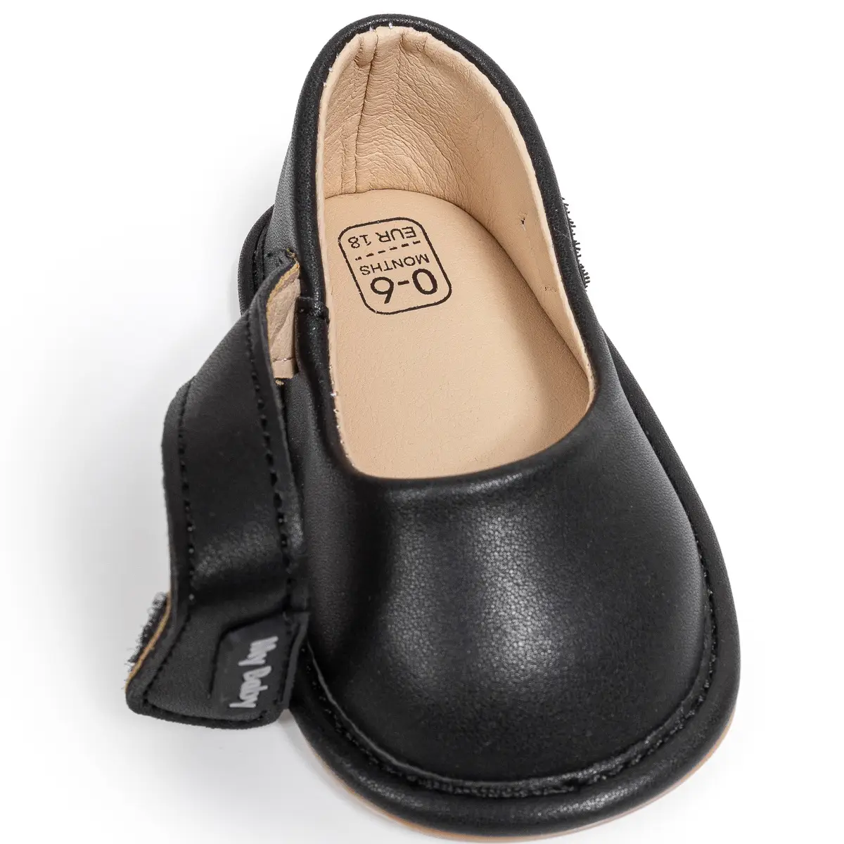 White New Baby Leather Slip-On Shoes for Toddles — feature 18