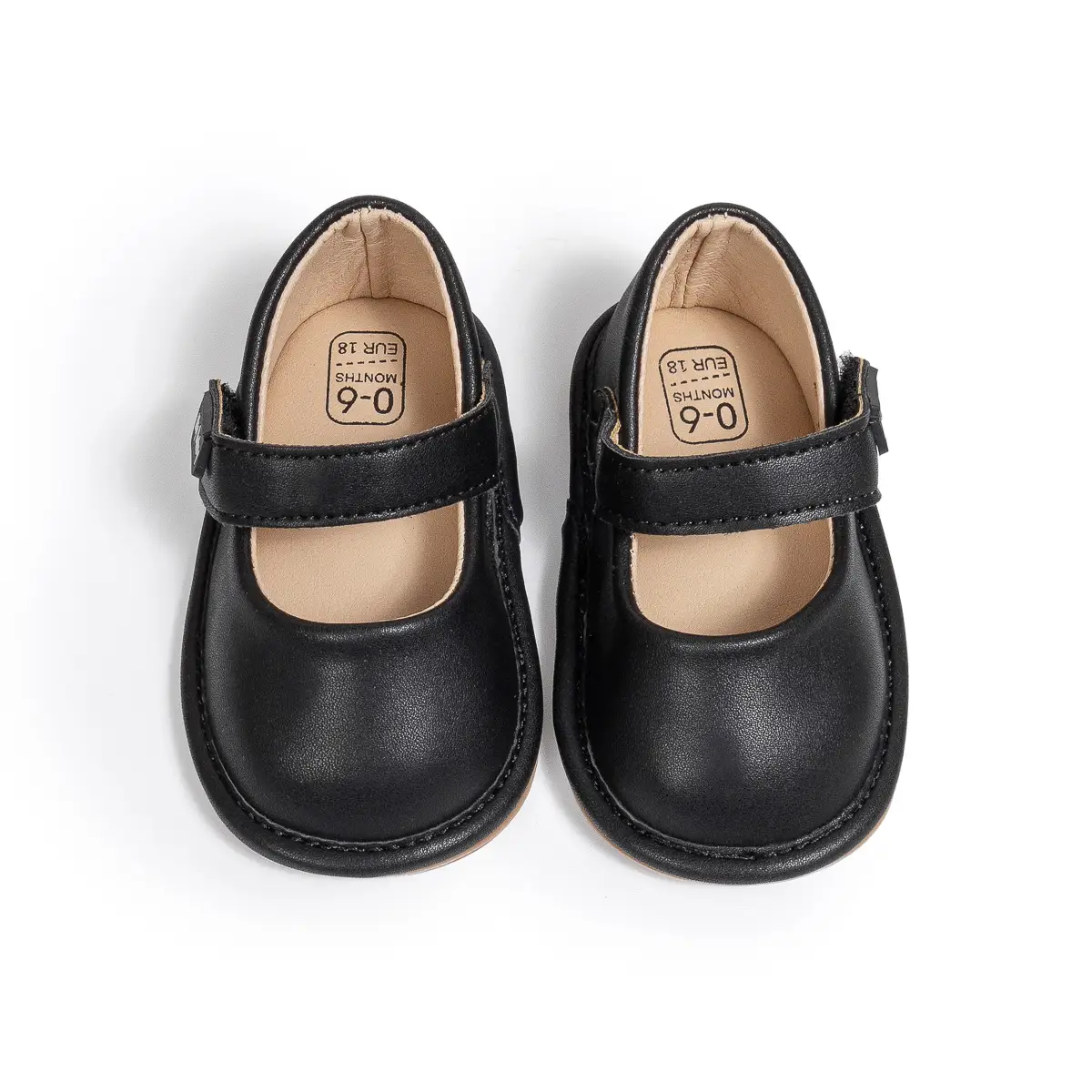 White New Baby Leather Slip-On Shoes for Toddles — feature 19