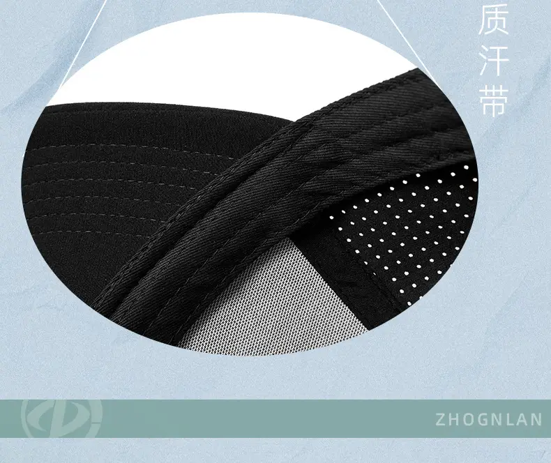 White Mesh Baseball Cap with Brand Logo — feature 20