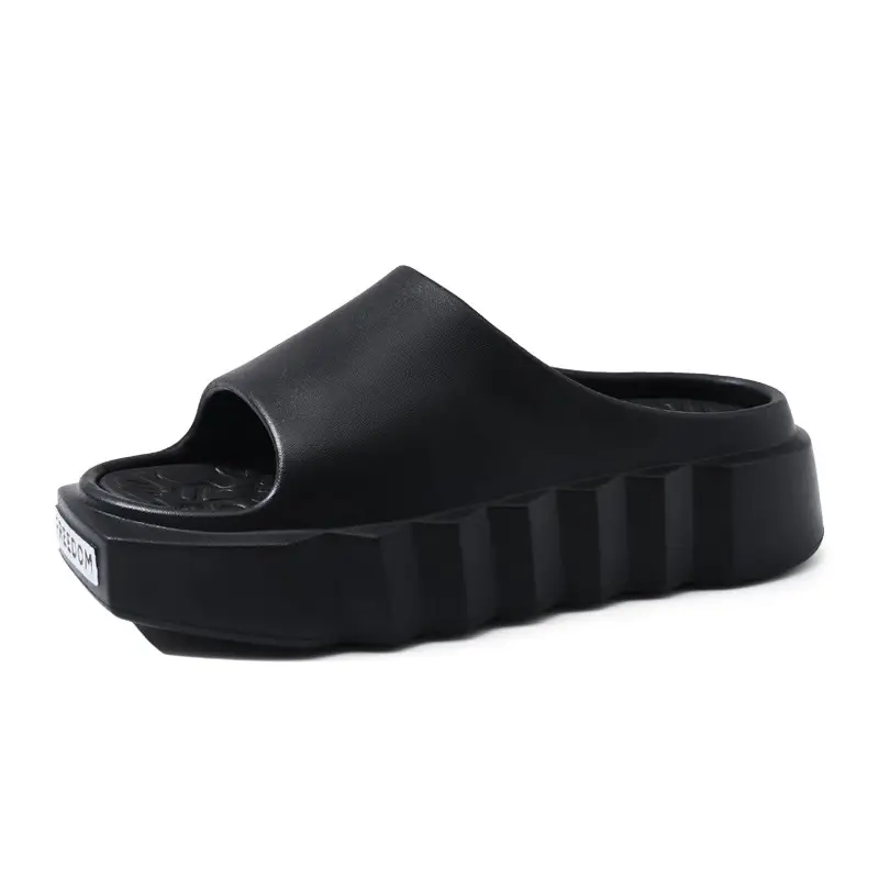 Women's Summer Thick Bottom Non-slip Breathable Square Head Slippers for Women - Image 9