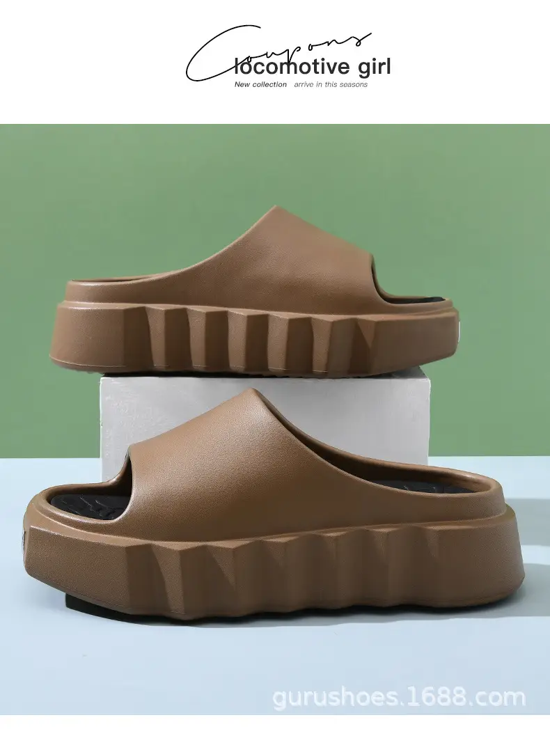 Women's Summer Thick Bottom Non-slip Breathable Square Head Slippers for Women — feature 17