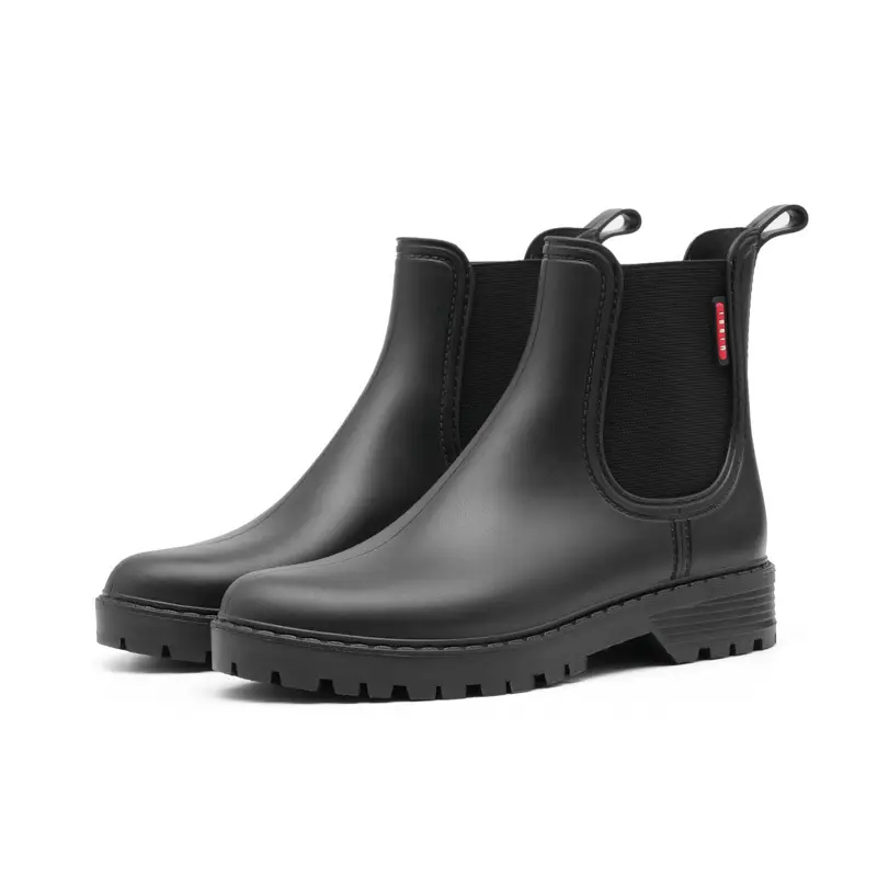 Cross-border Daifa Women's Short Tube Chelsea Rain Boots Fashionable New Arrival Low-top Water Shoes Lightweight Non-slip Rain Boots Women's overshoes - Image 2