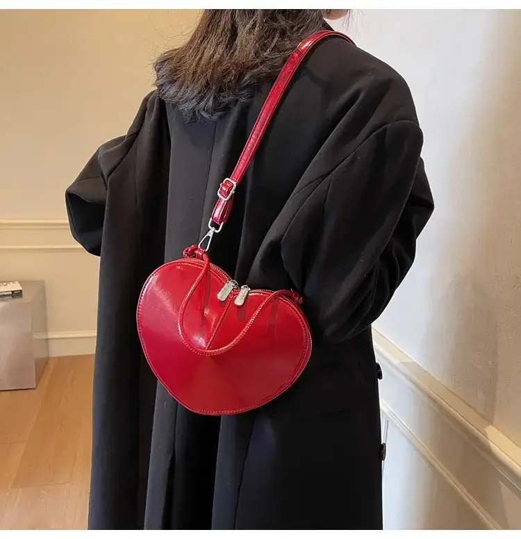 Black 3D Love Shoulder Bag for Women — feature 20