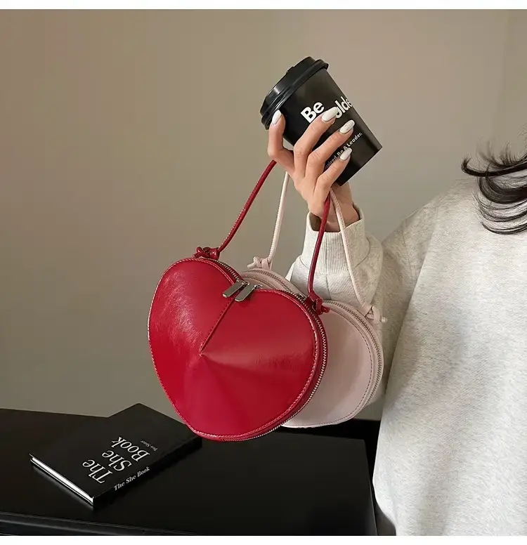 Black 3D Love Shoulder Bag for Women — feature 38