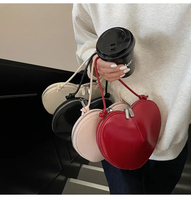 Black 3D Love Shoulder Bag for Women — feature 40