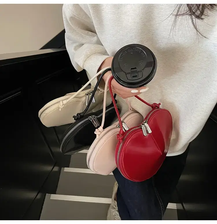 Black 3D Love Shoulder Bag for Women — feature 41