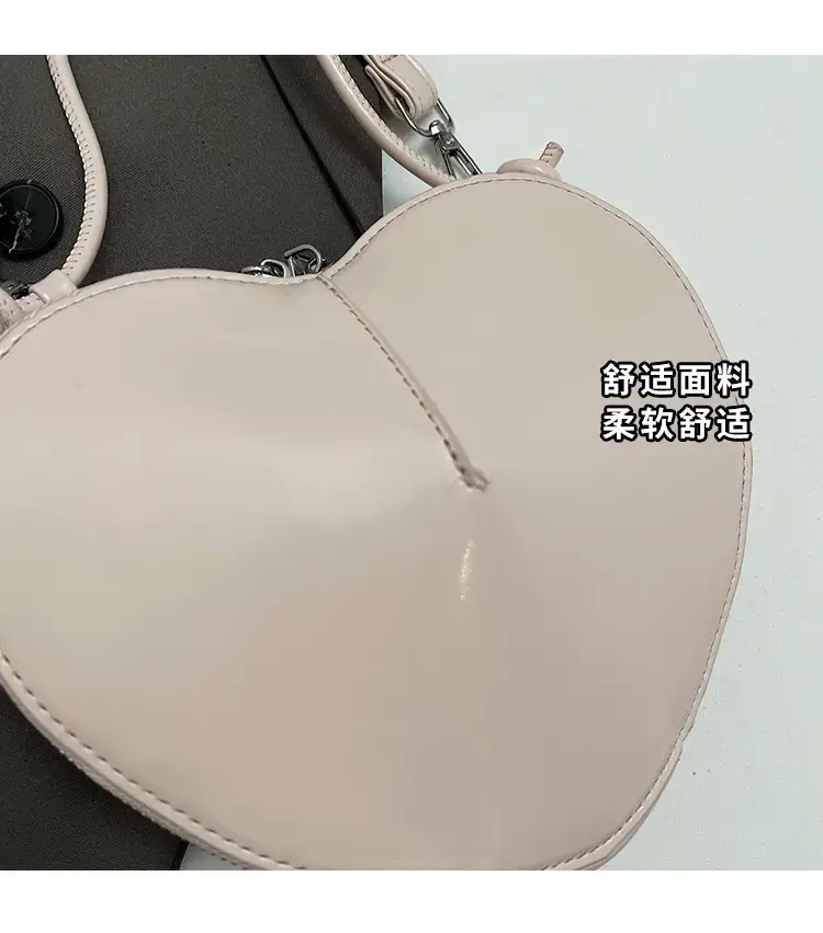 Black 3D Love Shoulder Bag for Women — feature 5