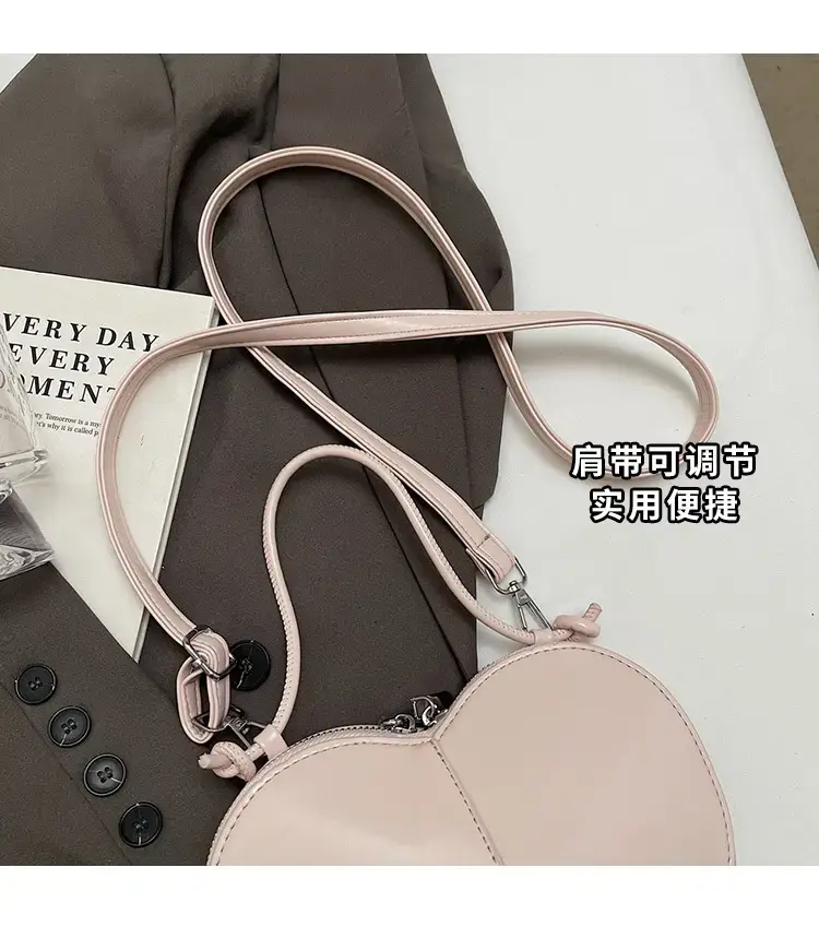 Black 3D Love Shoulder Bag for Women — feature 6