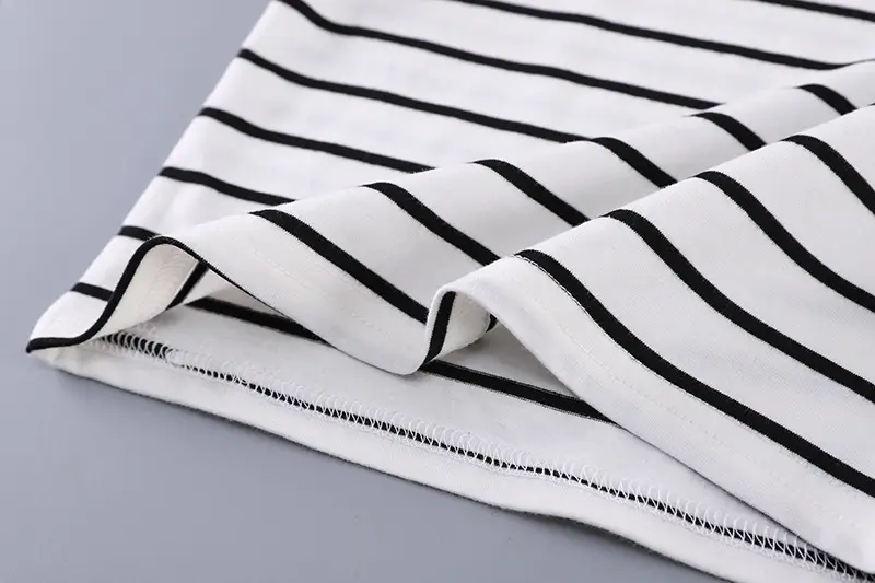 Foreign Trade Boys' Striped T-Shirt Shorts Set 2025 — feature 9