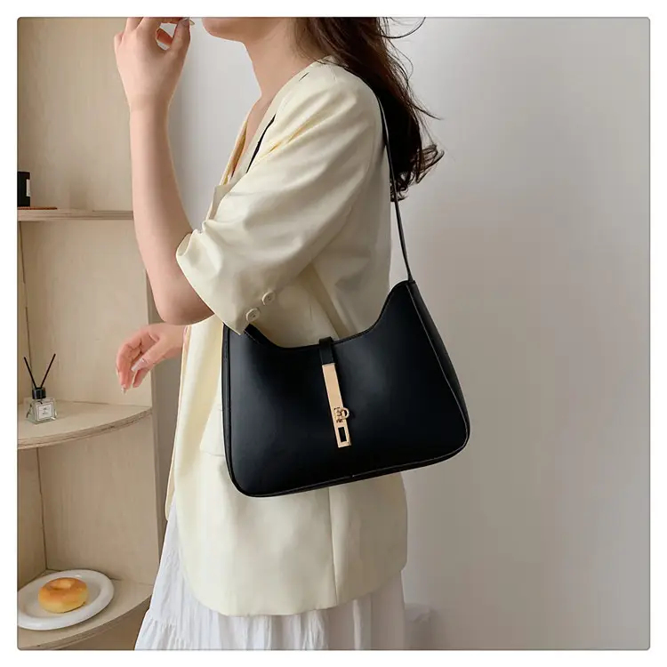 Brown Leather Crossbody Bag with Gold Chain for Women — feature 50