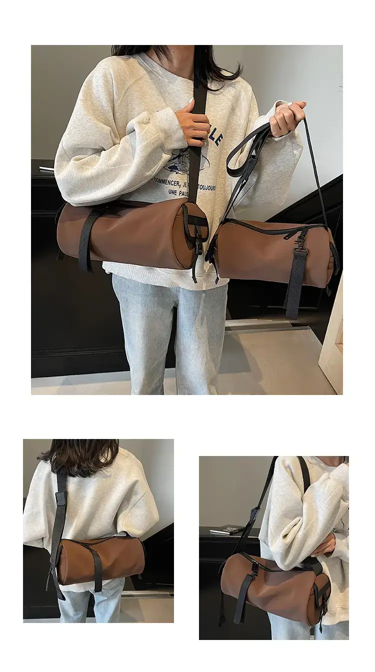 Black Crossbody Bag Large Capacity Women Men — feature 10