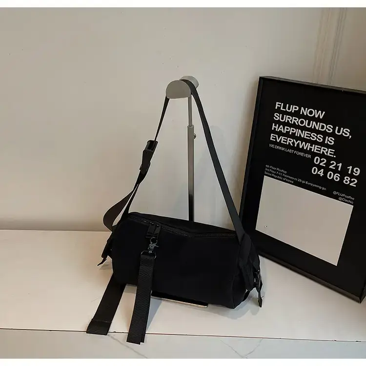 Black Crossbody Bag Large Capacity Women Men — feature 111