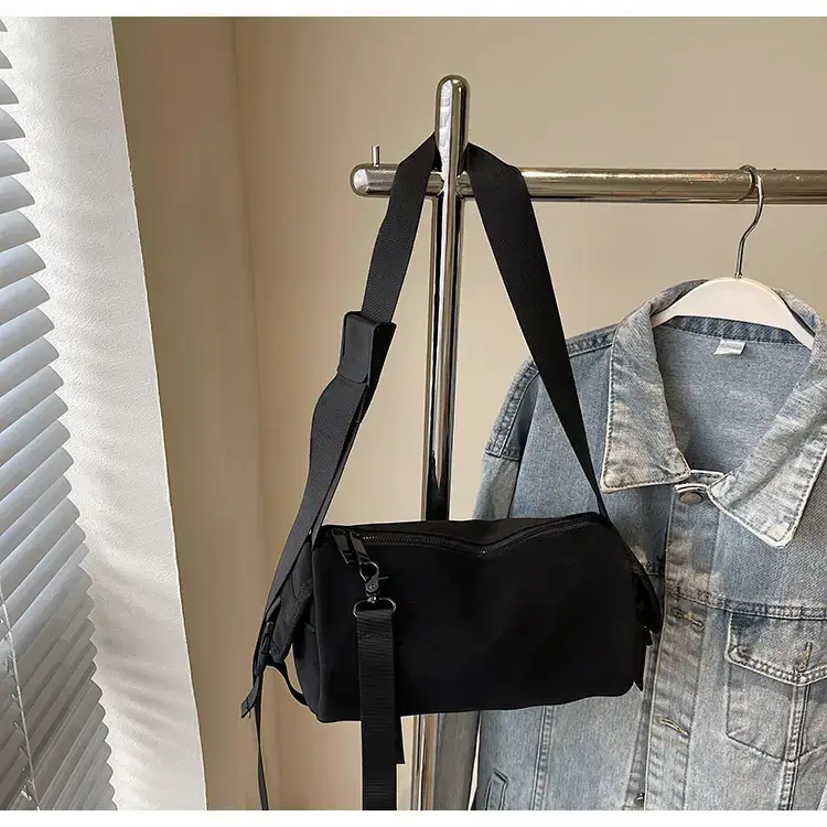 Black Crossbody Bag Large Capacity Women Men — feature 117