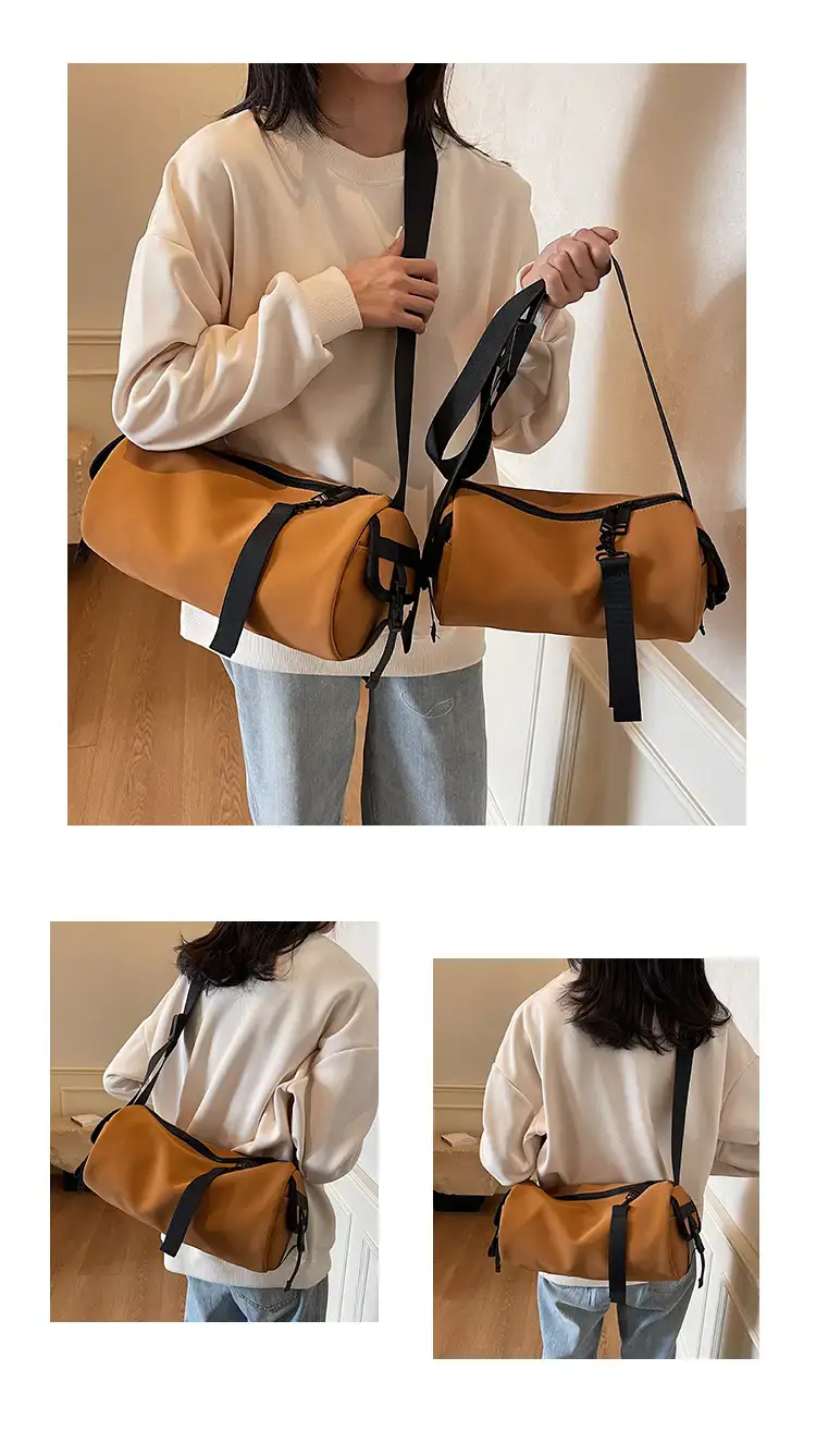 Black Crossbody Bag Large Capacity Women Men — feature 12