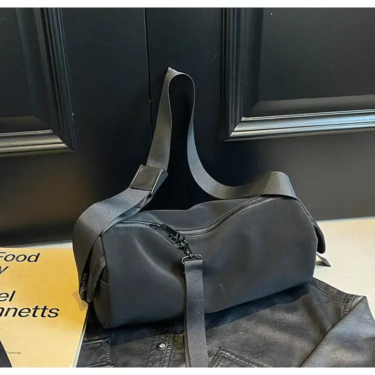 Black Crossbody Bag Large Capacity Women Men — feature 20