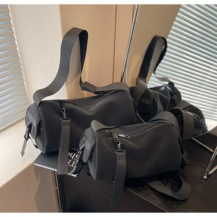 Black Crossbody Bag Large Capacity Women Men — feature 26