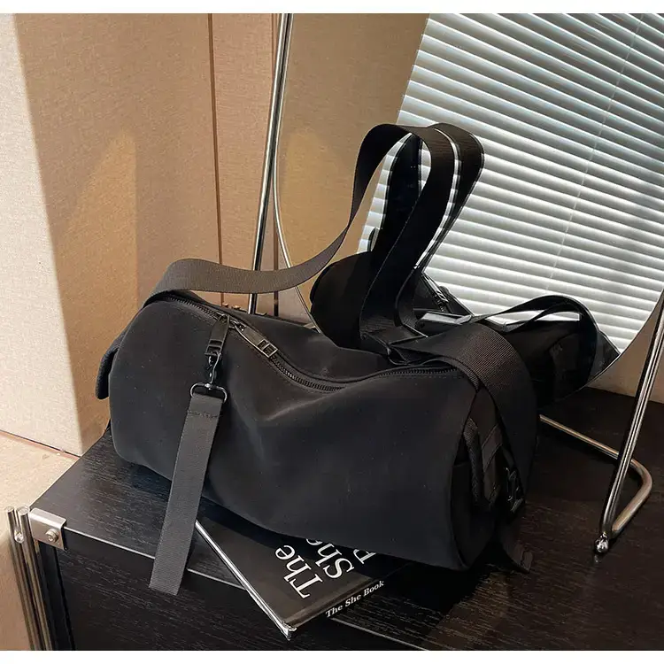 Black Crossbody Bag Large Capacity Women Men — feature 27