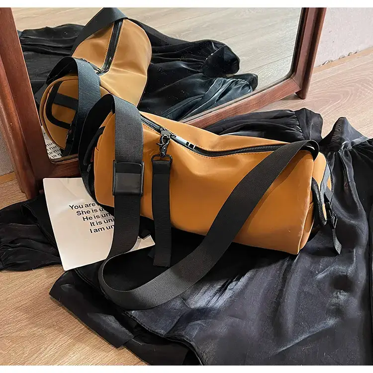 Black Crossbody Bag Large Capacity Women Men — feature 29