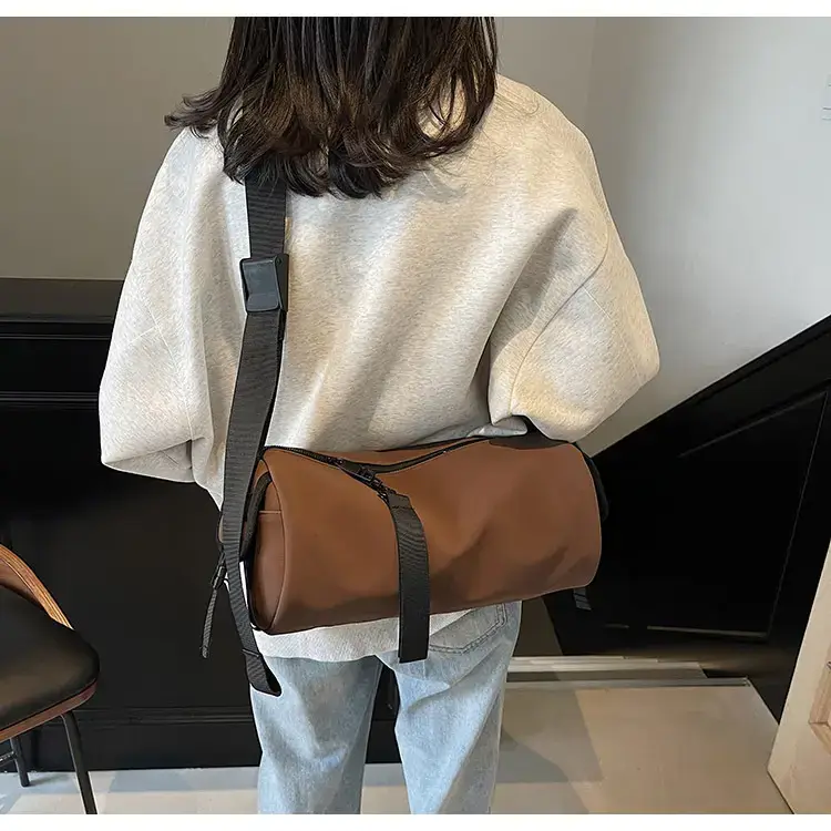 Black Crossbody Bag Large Capacity Women Men — feature 36