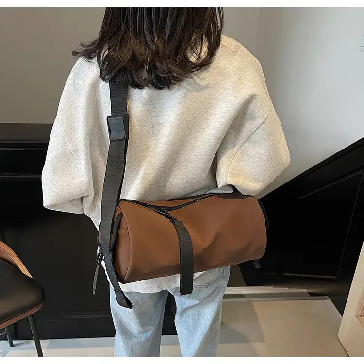 Black Crossbody Bag Large Capacity Women Men — feature 37