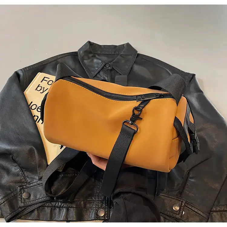 Black Crossbody Bag Large Capacity Women Men — feature 46
