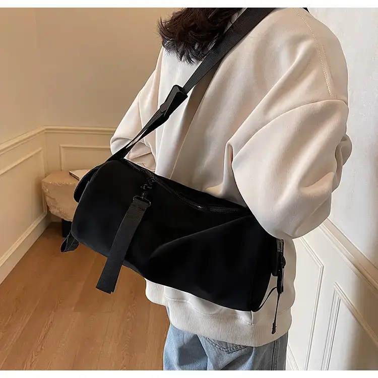 Black Crossbody Bag Large Capacity Women Men — feature 59