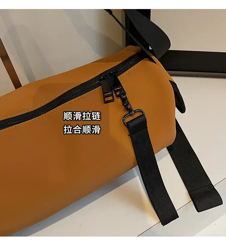 Black Crossbody Bag Large Capacity Women Men — feature 6