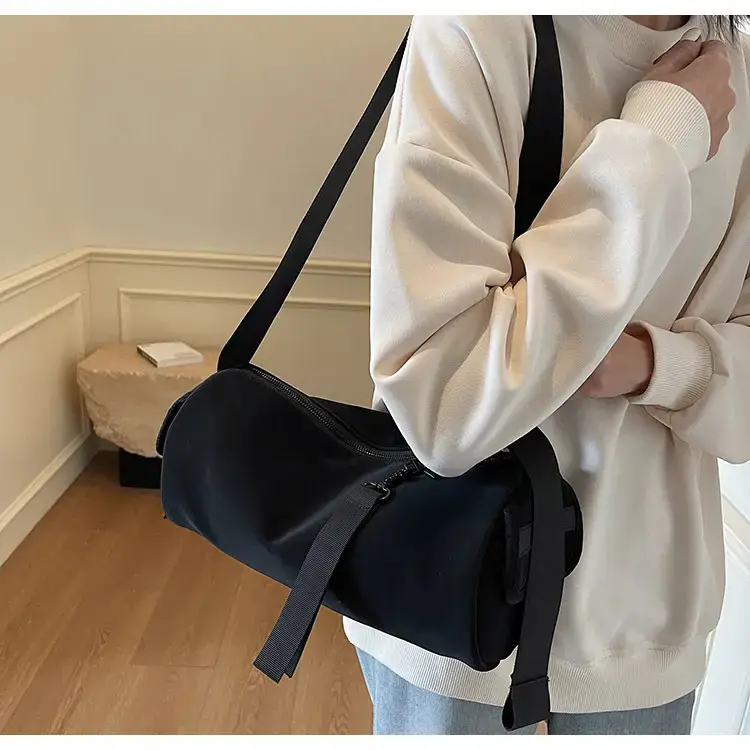 Black Crossbody Bag Large Capacity Women Men — feature 60