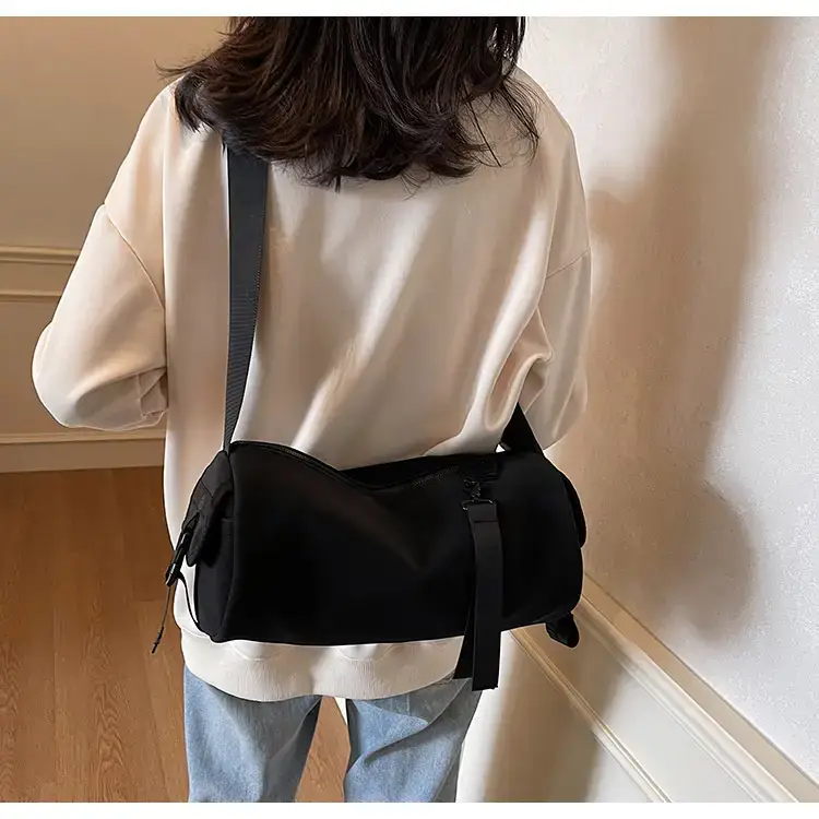 Black Crossbody Bag Large Capacity Women Men — feature 62