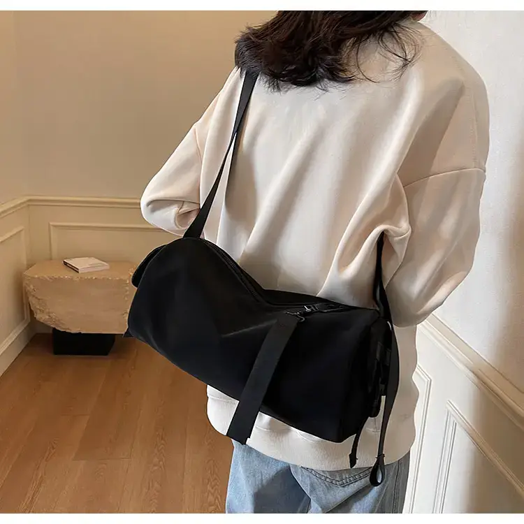 Black Crossbody Bag Large Capacity Women Men — feature 63