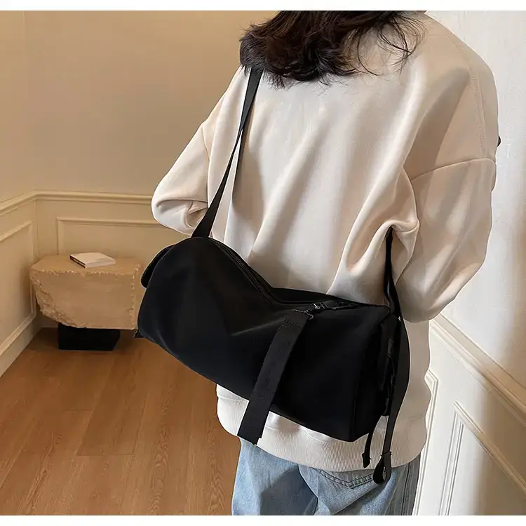 Black Crossbody Bag Large Capacity Women Men — feature 64
