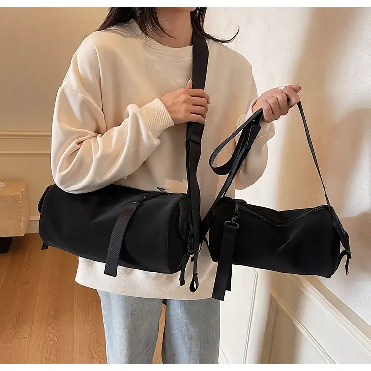 Black Crossbody Bag Large Capacity Women Men — feature 67