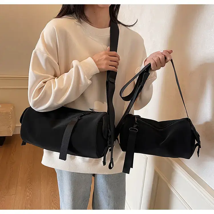 Black Crossbody Bag Large Capacity Women Men — feature 68
