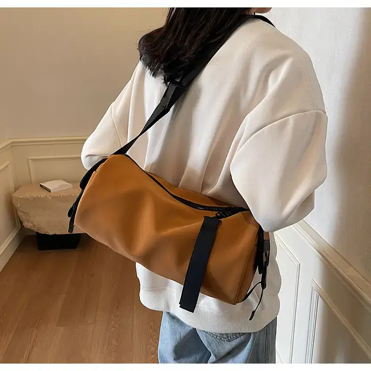 Black Crossbody Bag Large Capacity Women Men — feature 71