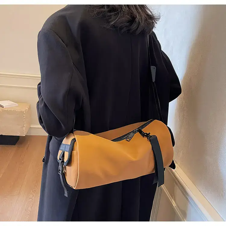 Black Crossbody Bag Large Capacity Women Men — feature 88