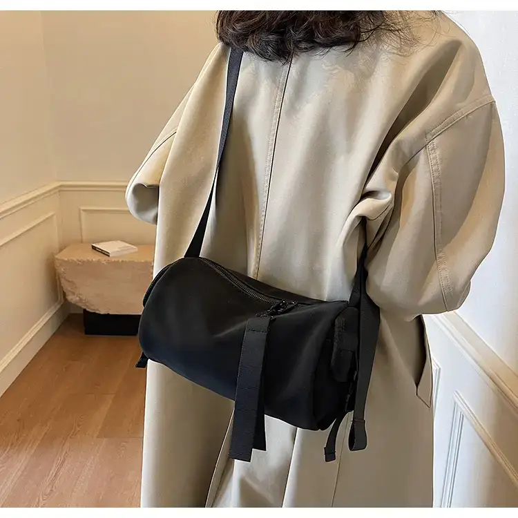 Black Crossbody Bag Large Capacity Women Men — feature 97