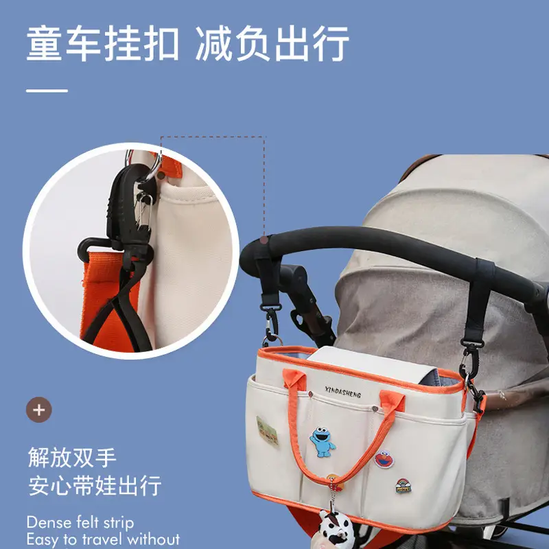 Large Capacity Baby Bag with Cat & Dragon Design - Image 10