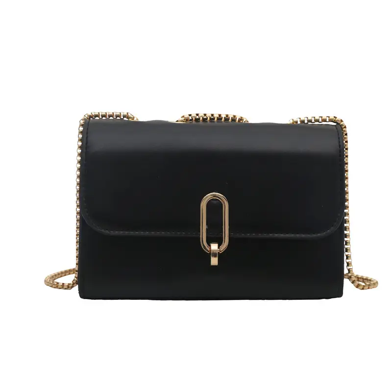 Red French Style Small Square Shoulder Bag for Women - Image 9
